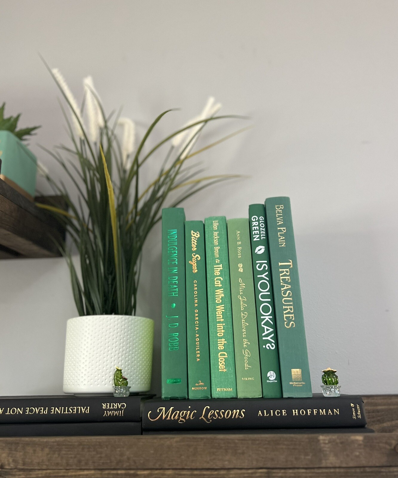 Stack of 6 colorful books for Decorating Staging | Book Decor| Home Decor.