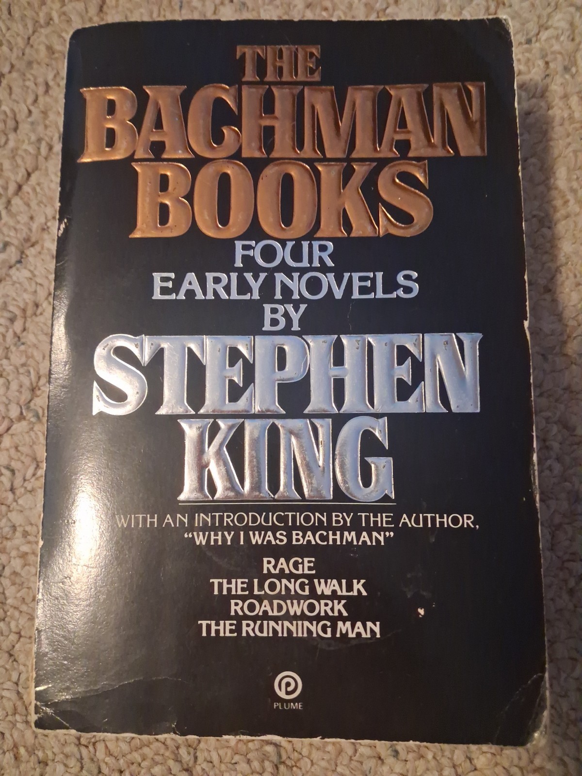 1st Plume Printing! Stephen King: The Bachman Books – Paperback 4 Novels Horror