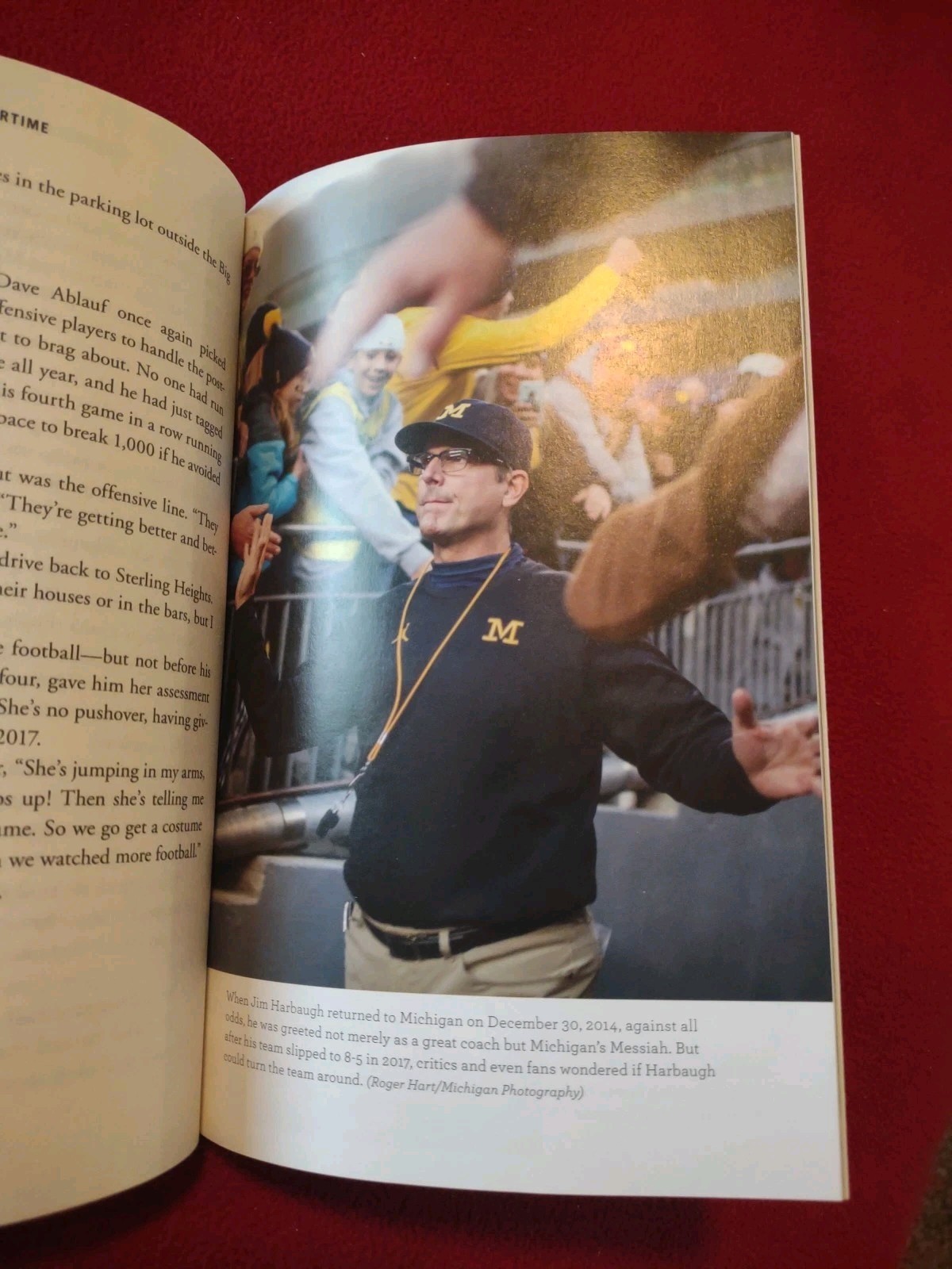OVERTIME By John U. Bacon *NEW* AUTOGRAPHED Signed Edition Harbaugh & Wolverines