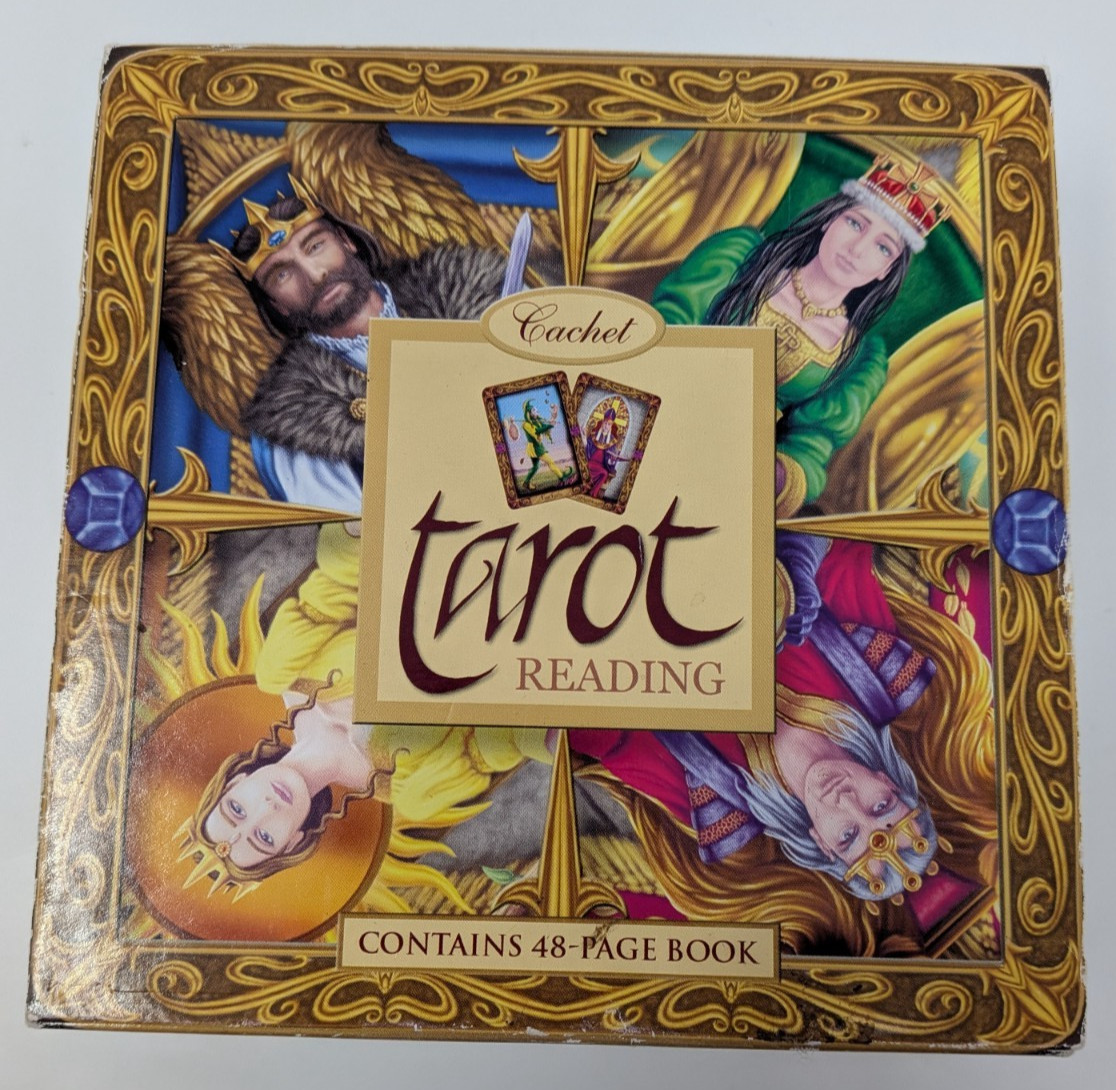 Cachet Tarot Reading 2003 Card Deck Box Set Hardcover Book Witchcore