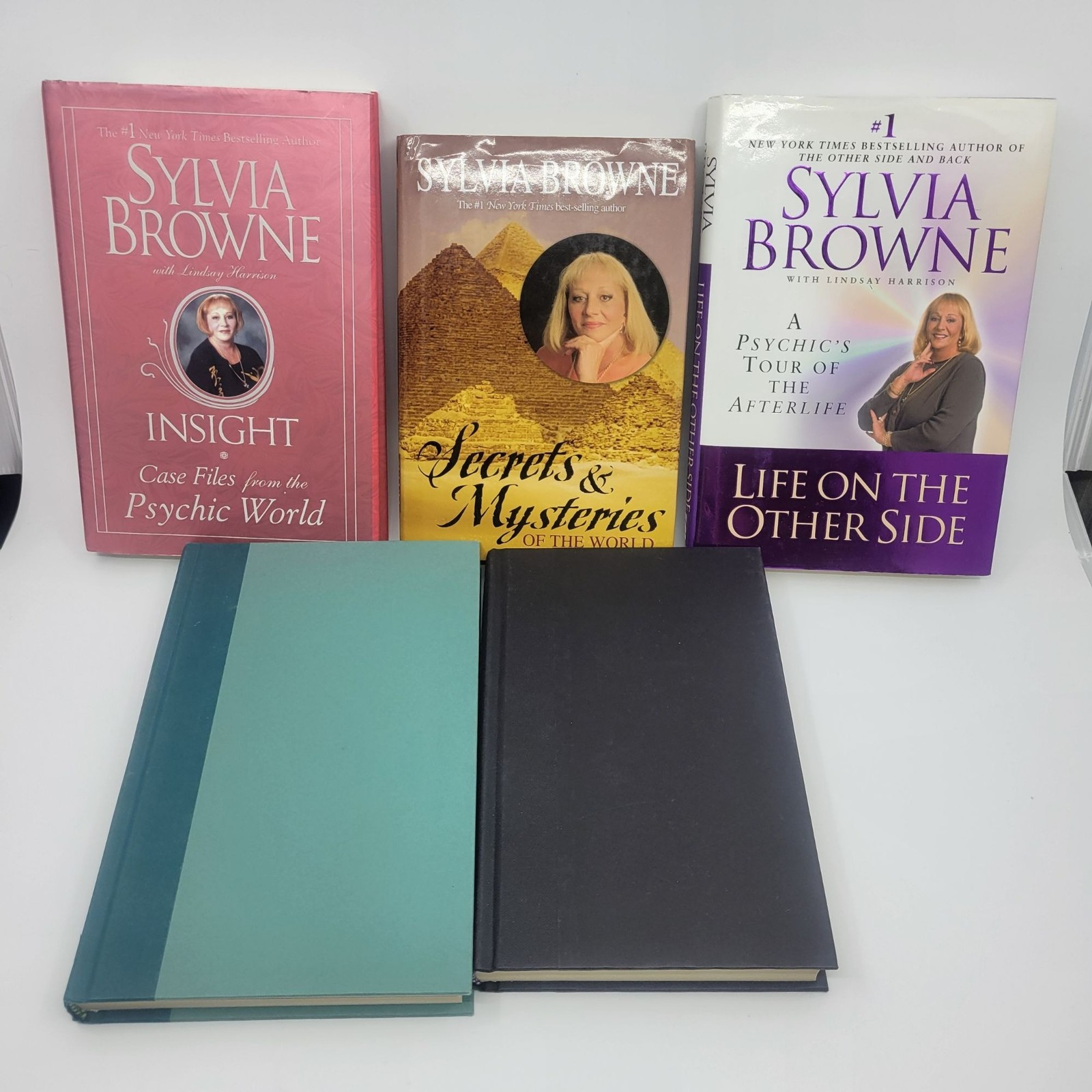 Sylvia Browne Lot of 5 Books – Insight, Afterlife, Mysteries, Psychics