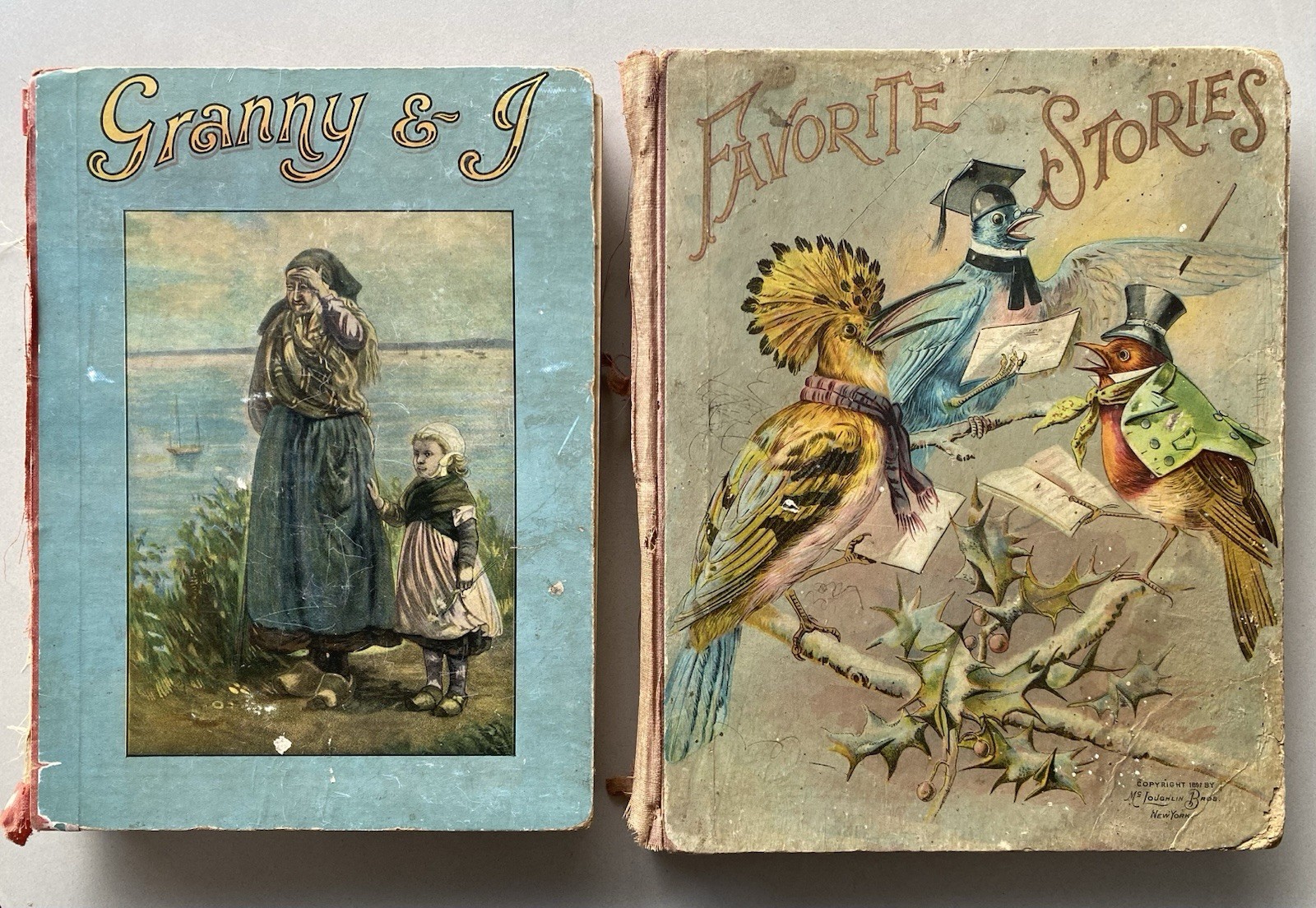 Antique Children’s Story Books – Granny & I / Favorite Stories *Worn Condition*