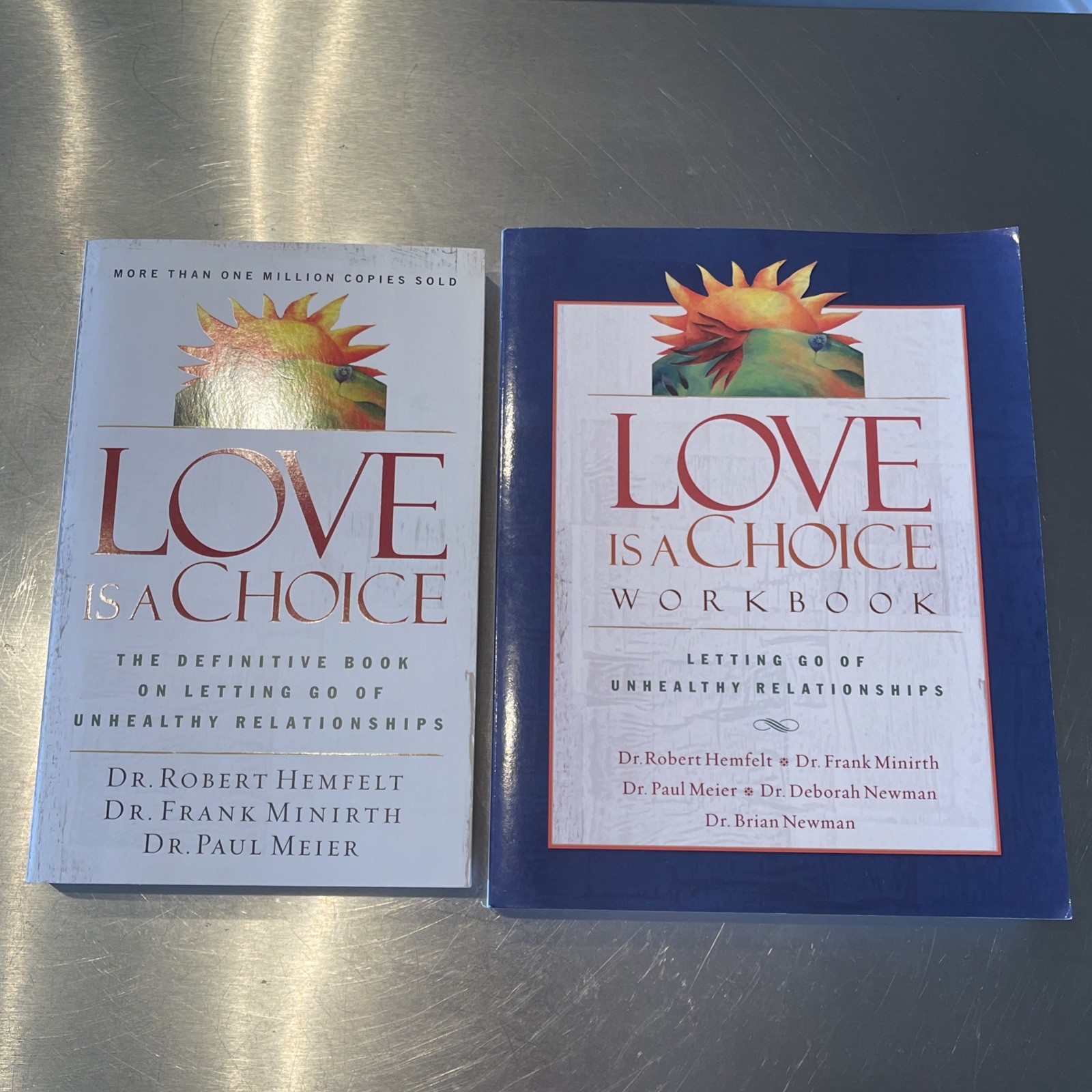 Love Is a Choice Letting Go Book & Workbook By Dr. Hemfelt, Minirth, Meier