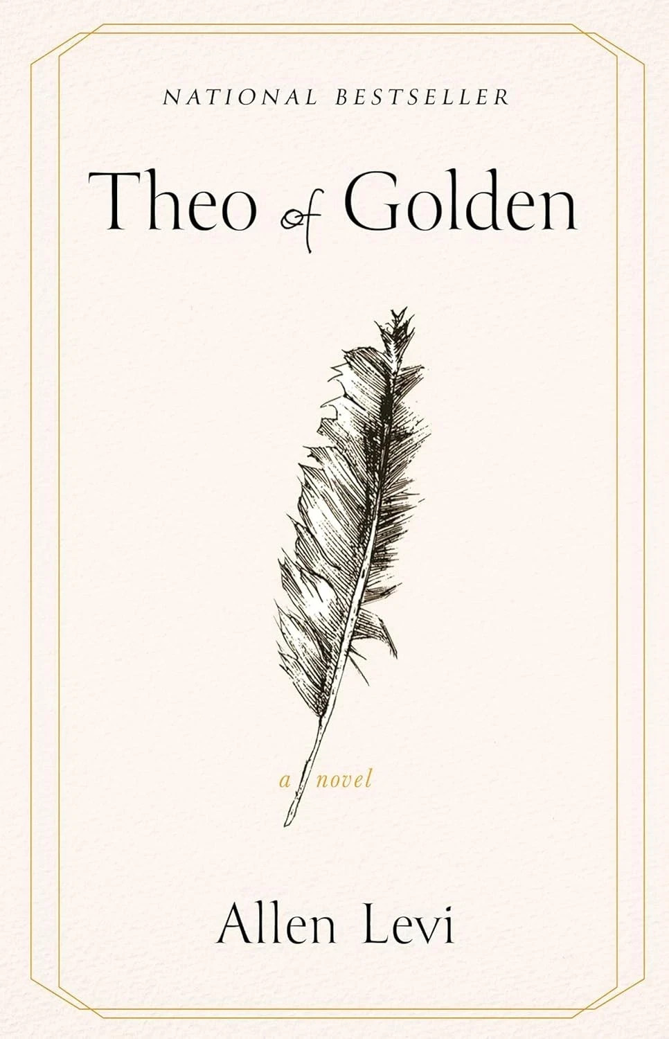 Theo of Golden A Novel Paperback Fiction Book Contemporary Literary Reading US