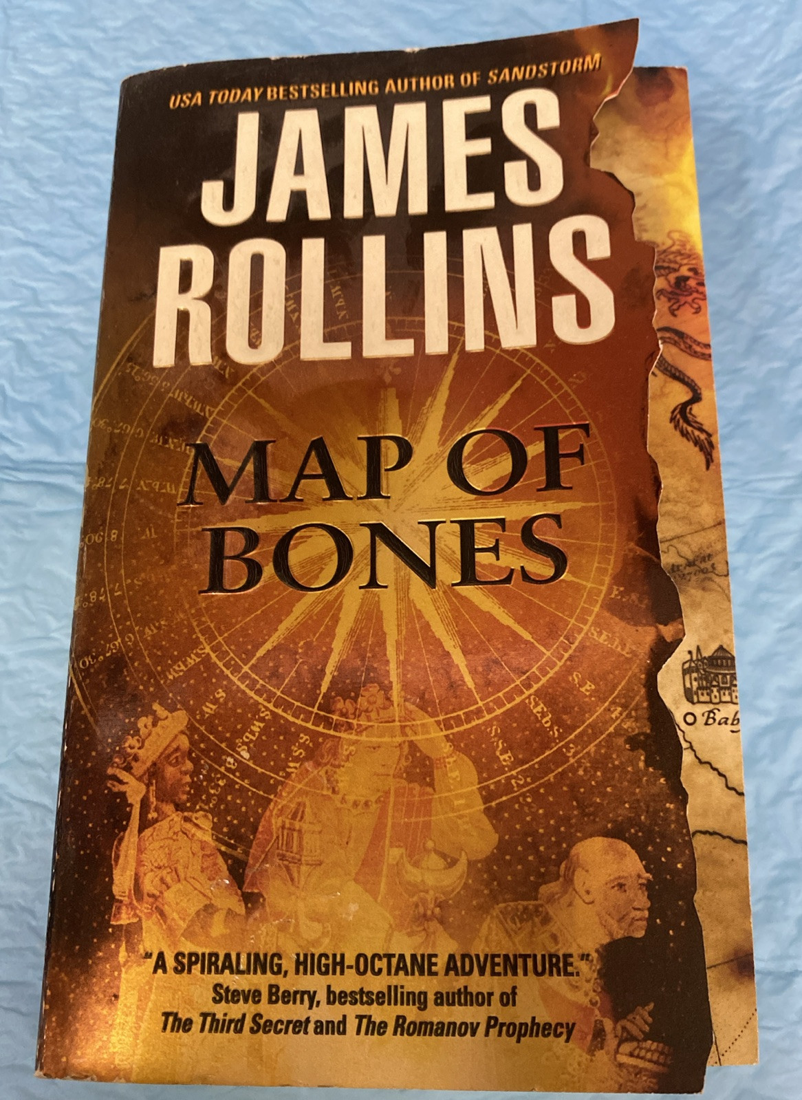 Map of Bones, James Rollins (Sigma Force Novel) ~ 540 pages (2006) PB *MINT*