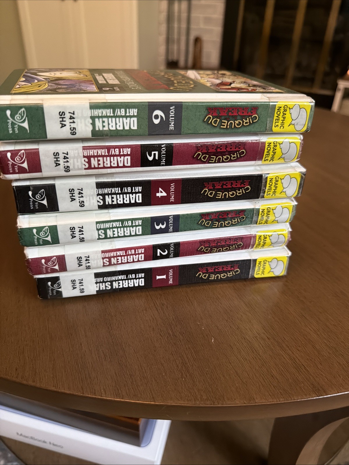 Cirque Du Freak #1-6 Manga English – Darren Shan – Takahiro Arai Exlibrary Anime