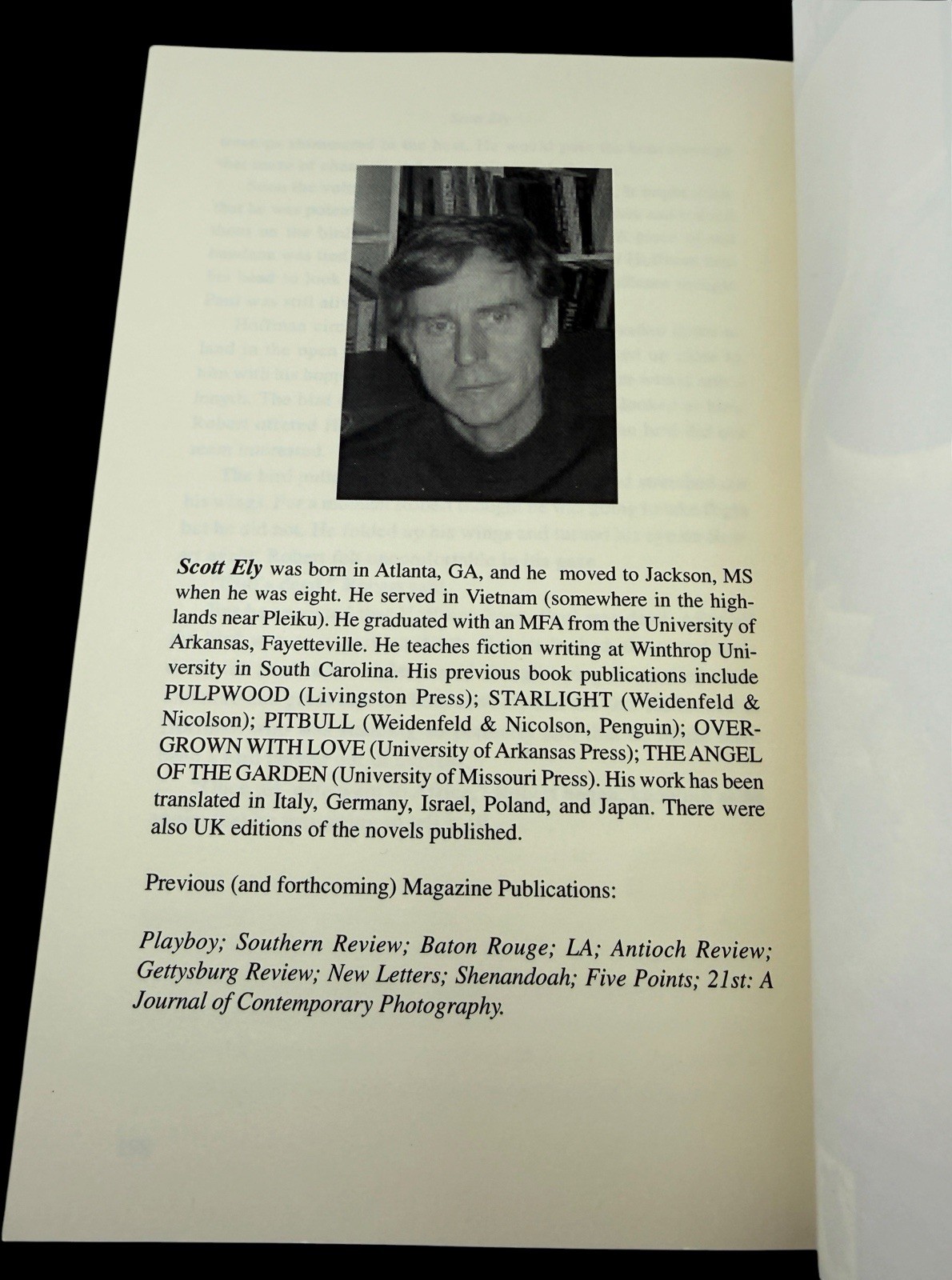 Eating Mississippi by Scott Ely- Signed by Author- Advanced Reader’s Copy 2005