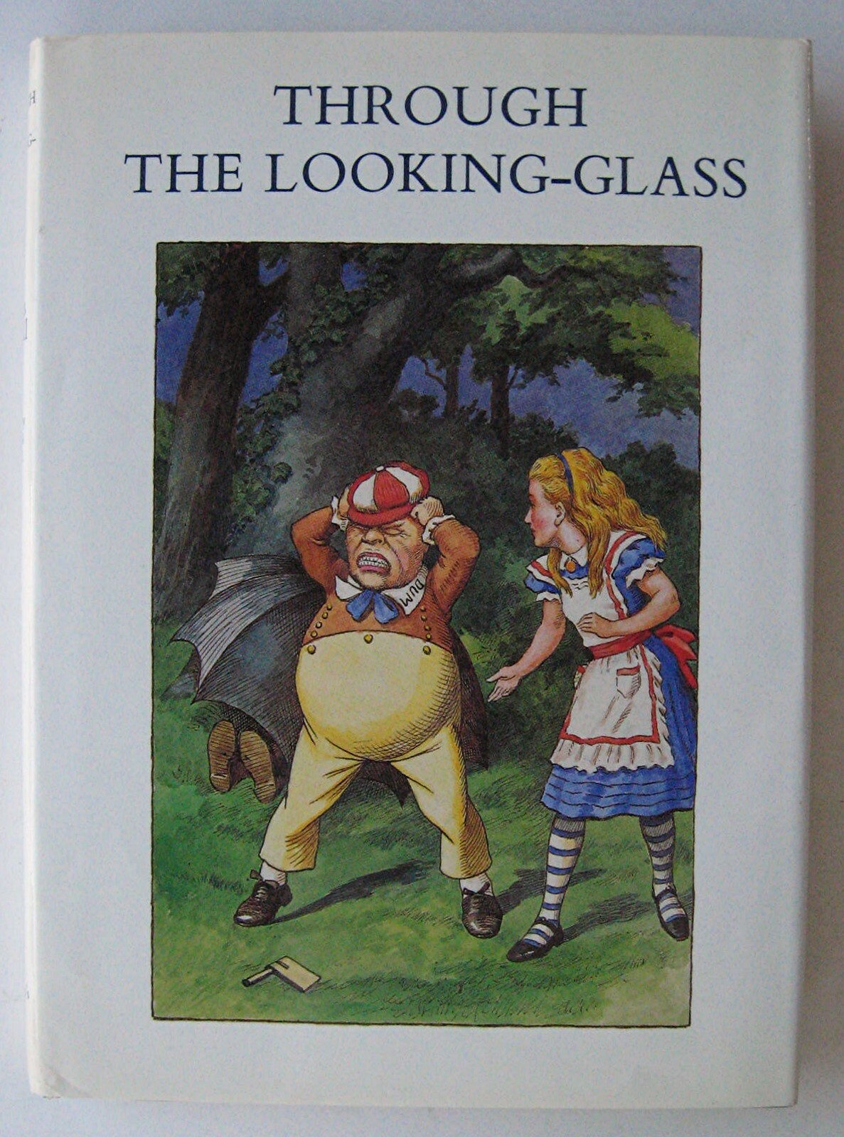THROUGH THE LOOKING-GLASS Lewis Carroll ILLUS Sir John Tenniel HC DJ 1977 1st X1