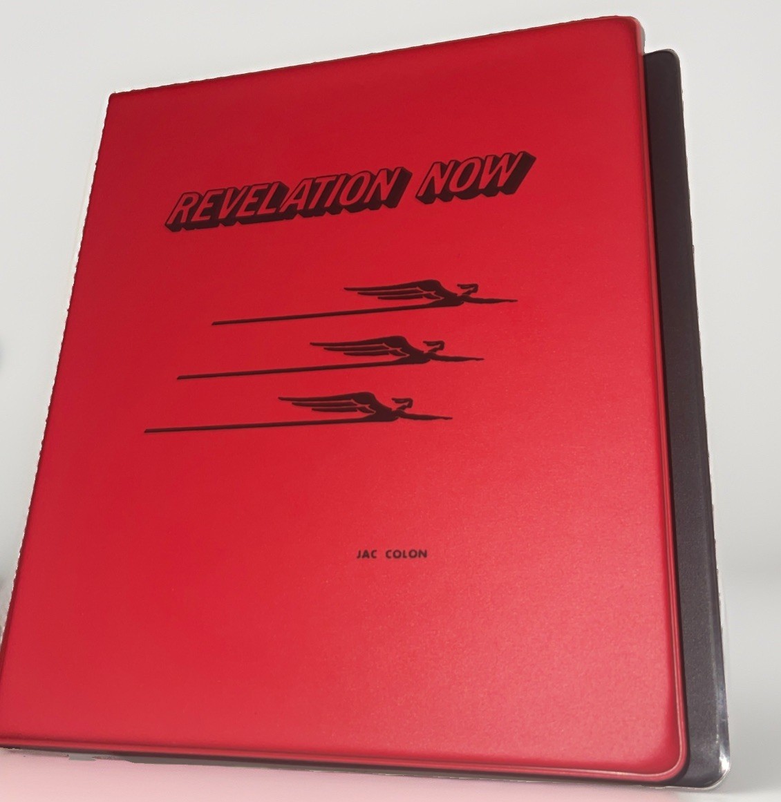 Revelation Now by Jac Colon 3 Ring Binder w/24 tabs & studies/pamphlets EUC