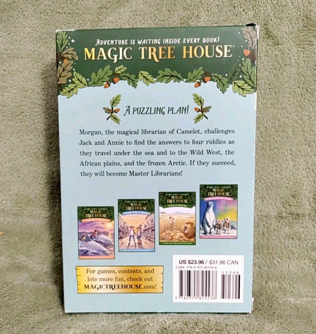 Magic Tree House Boxed Chapter Book Set Volumes 9-12 by Mary Pope Osborne LV-4