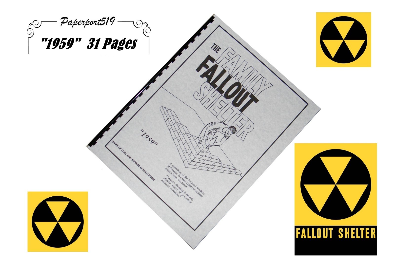 The Family Fallout Shelter “1959” 31 Pages