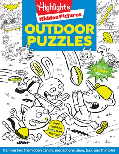 Outdoor Puzzles: Outdoor Activity Book Featuring Forests, Parks and More,: New