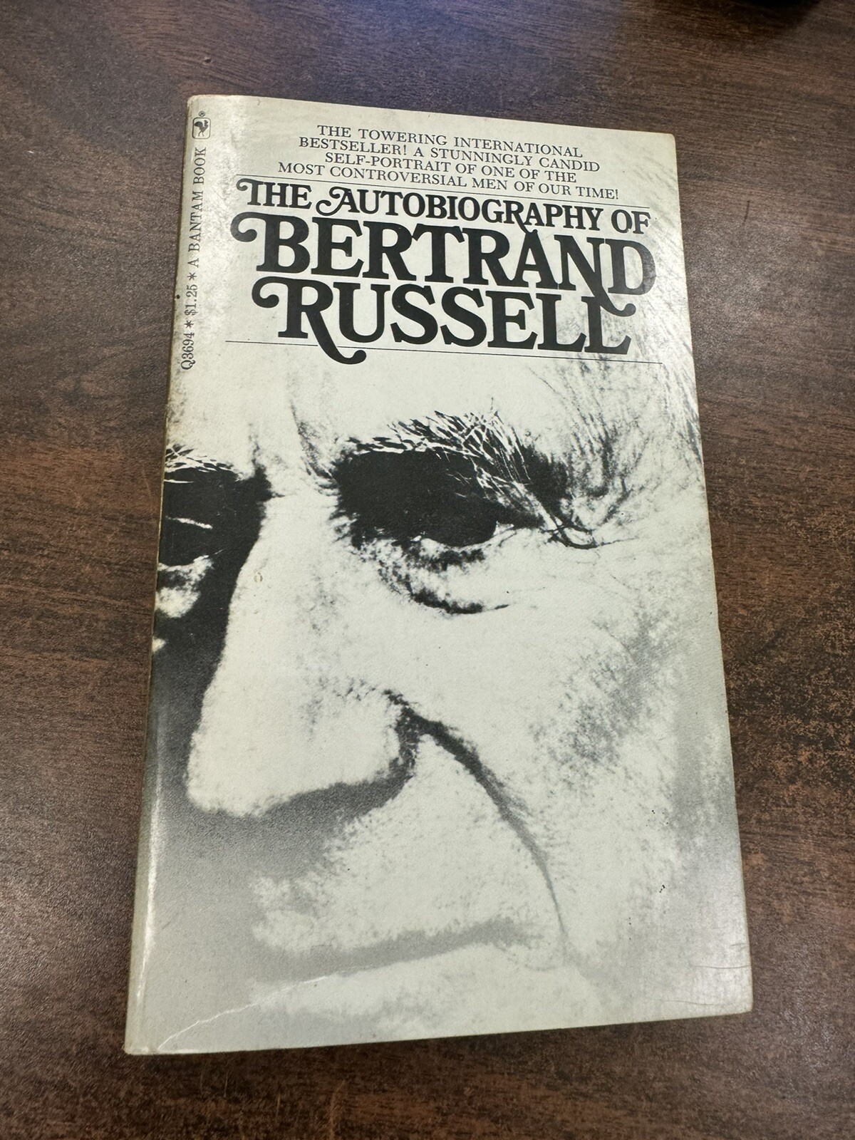 The Autobiography of Bertrand Russell 1872-1914 1968 Bantam PB 308 Pages