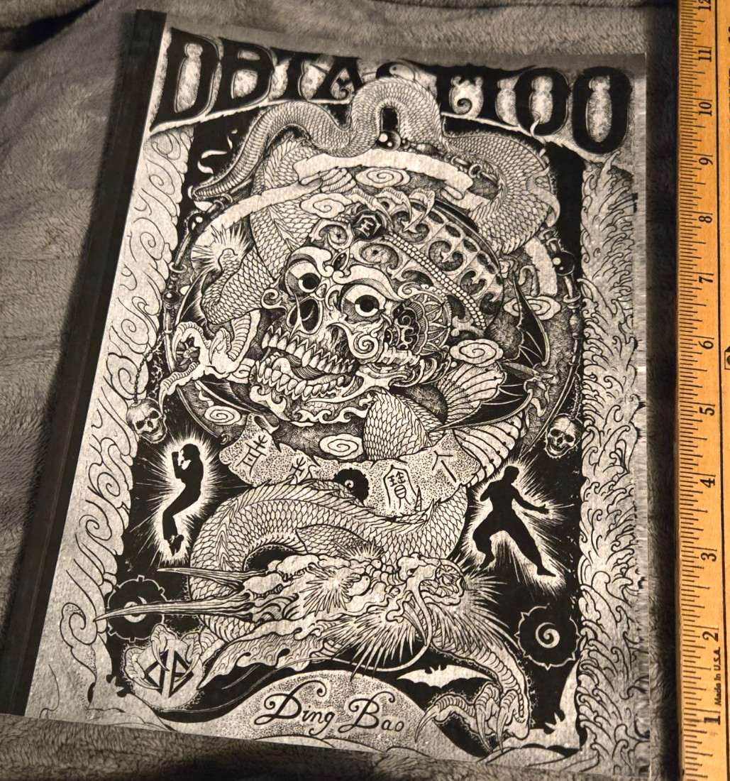 DB TATTOO SKETCHBOOK PAPERBACK BOOK by: DING BAO