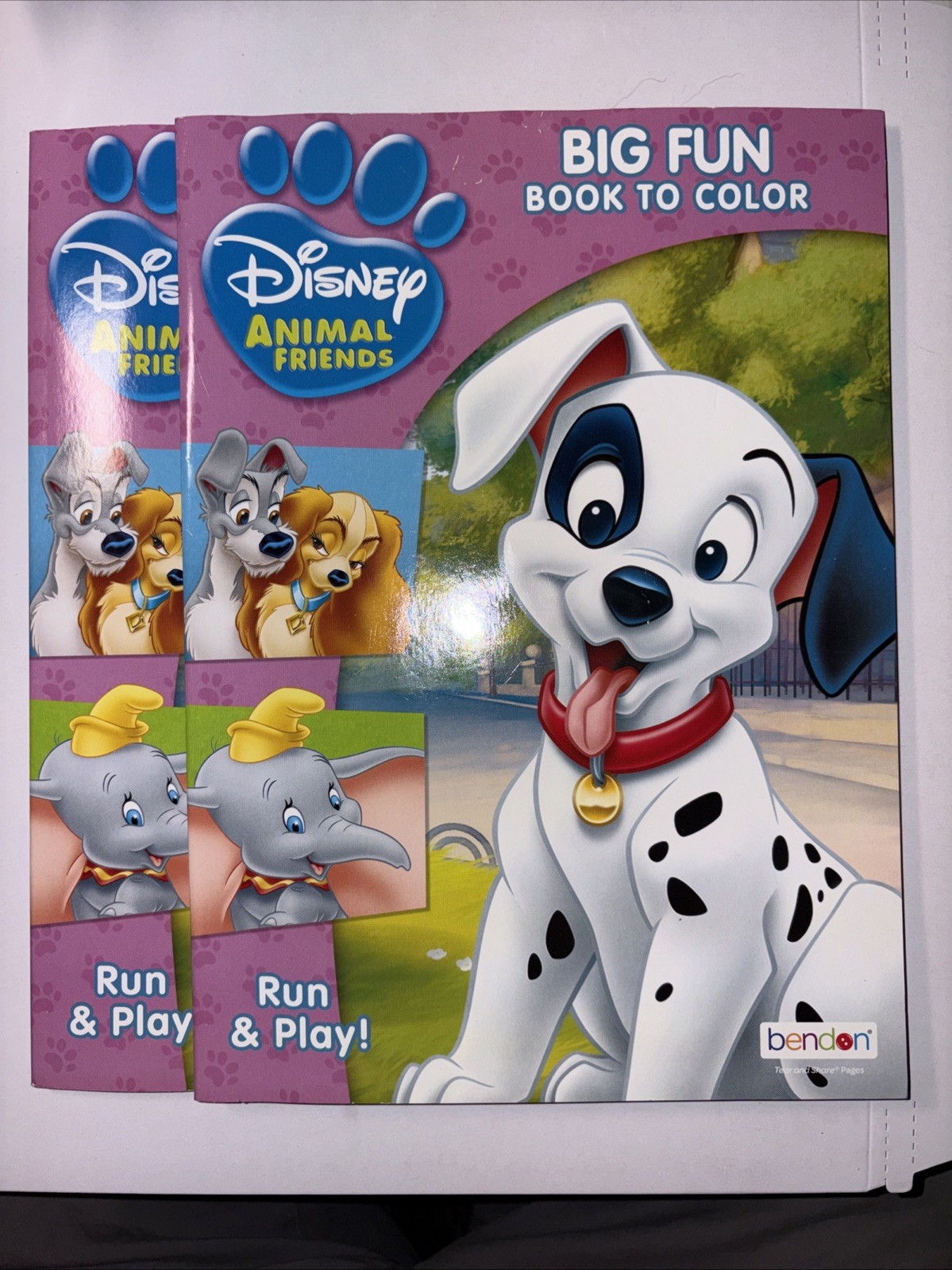 Disney Animal Friends Big Fun Coloring Book Tear Share 80 Pages