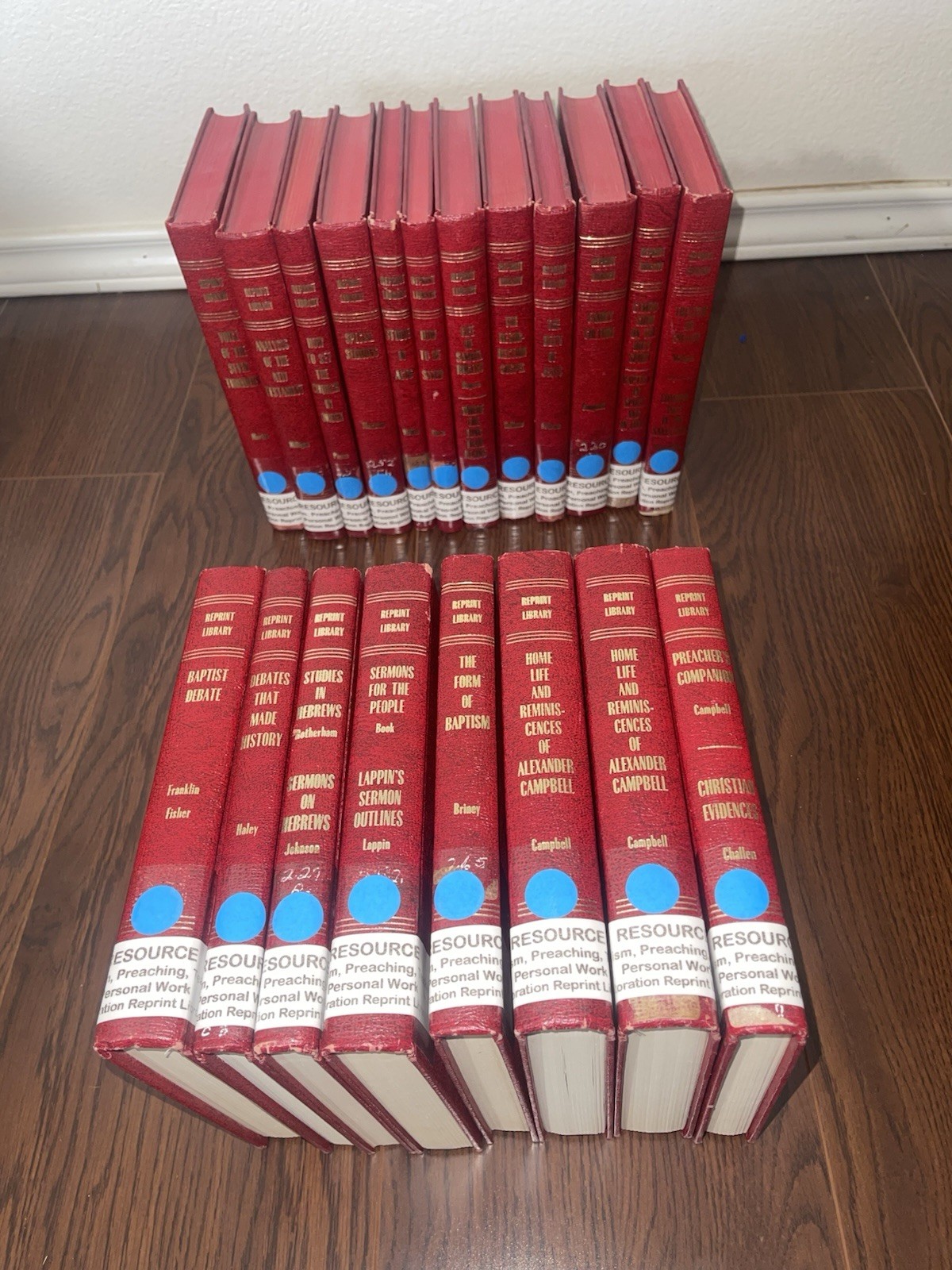 Restoration Reprint Library lot of 20 books religious Theology, Bible ￼￼