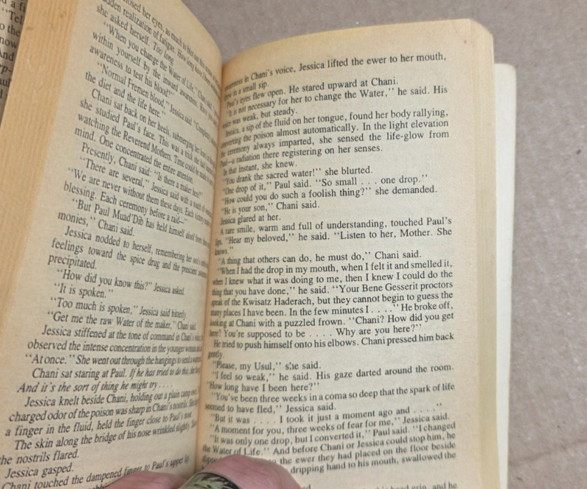 Dune by Frank Herbert paperback book Berkley 1975