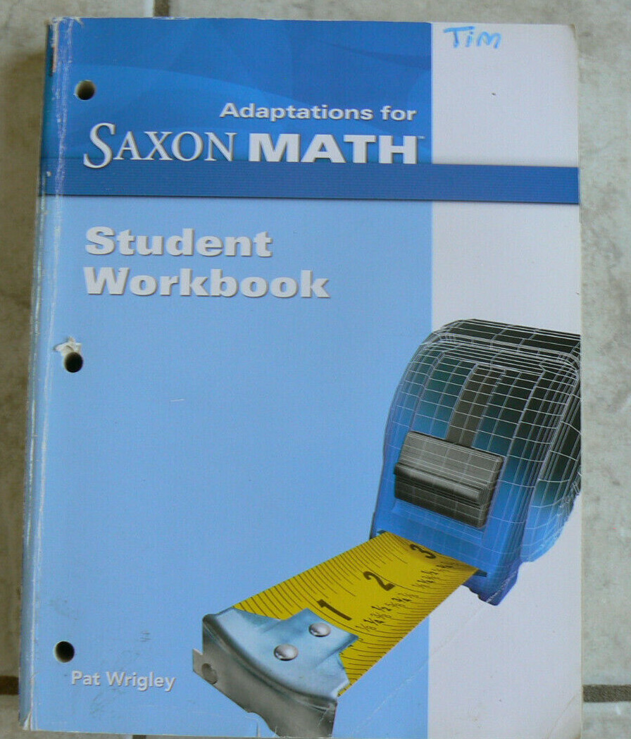 Saxon MATH, gr.5/5th Workbook only, 16 pages missing (of 792!)