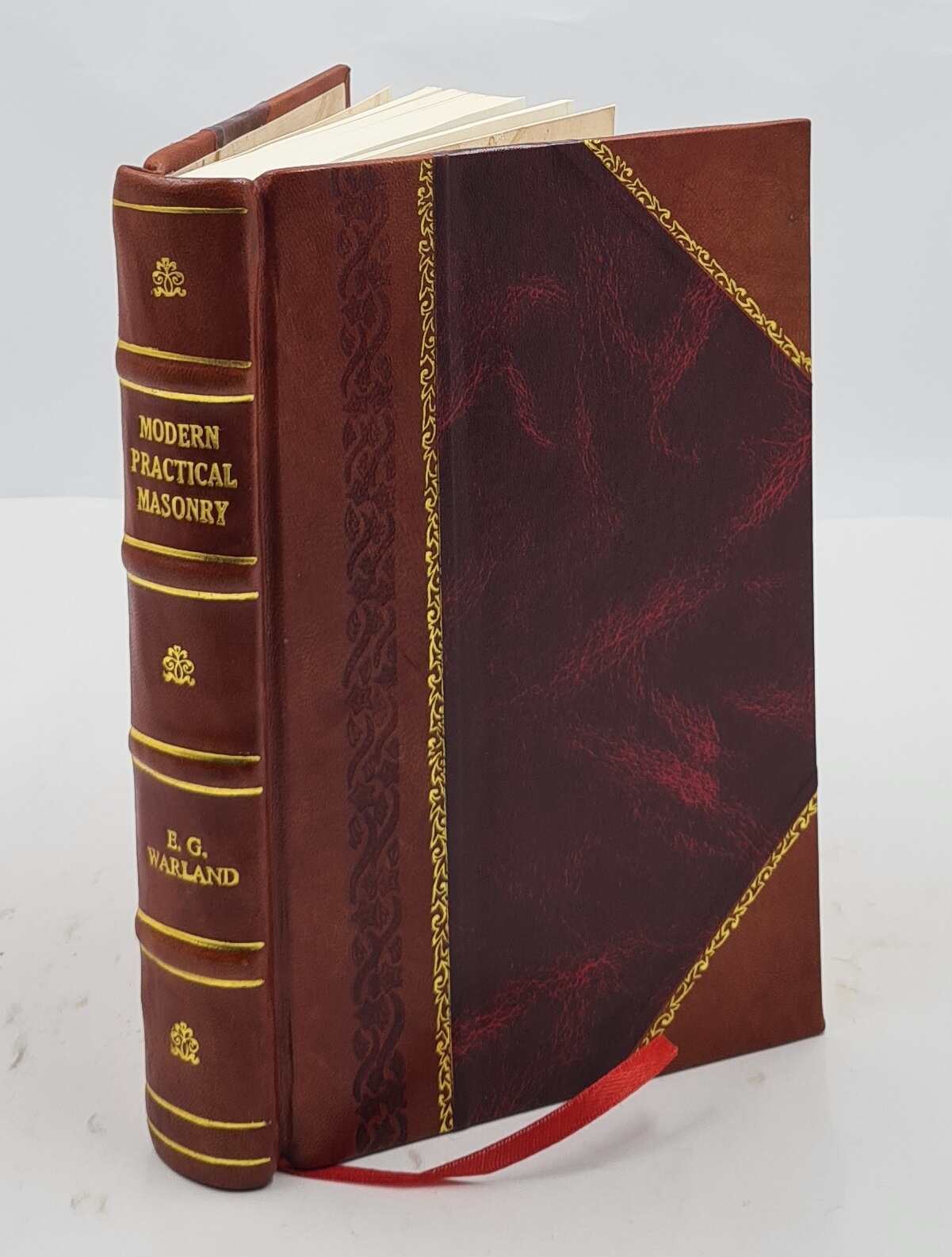 Modern Practical Masonry 1929 By E. G. Warland [Leather Bound]