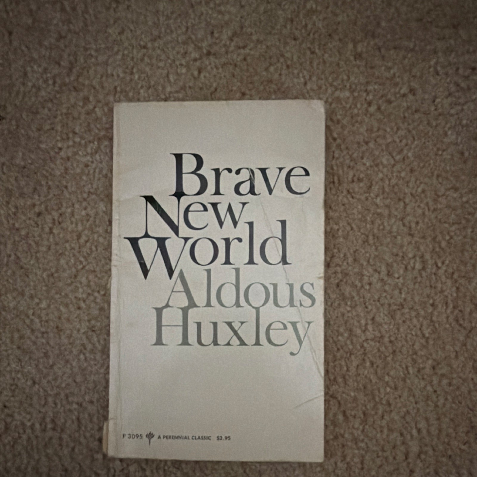 Aldous Huxley Brave New World Harper & Row Paperback 1969 Fiction 1st Ed
