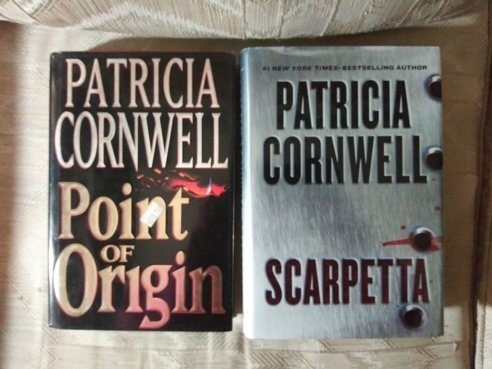 2 Patricia Cornwell Hardcover Books Crime Thriller Fiction Novels Suspense