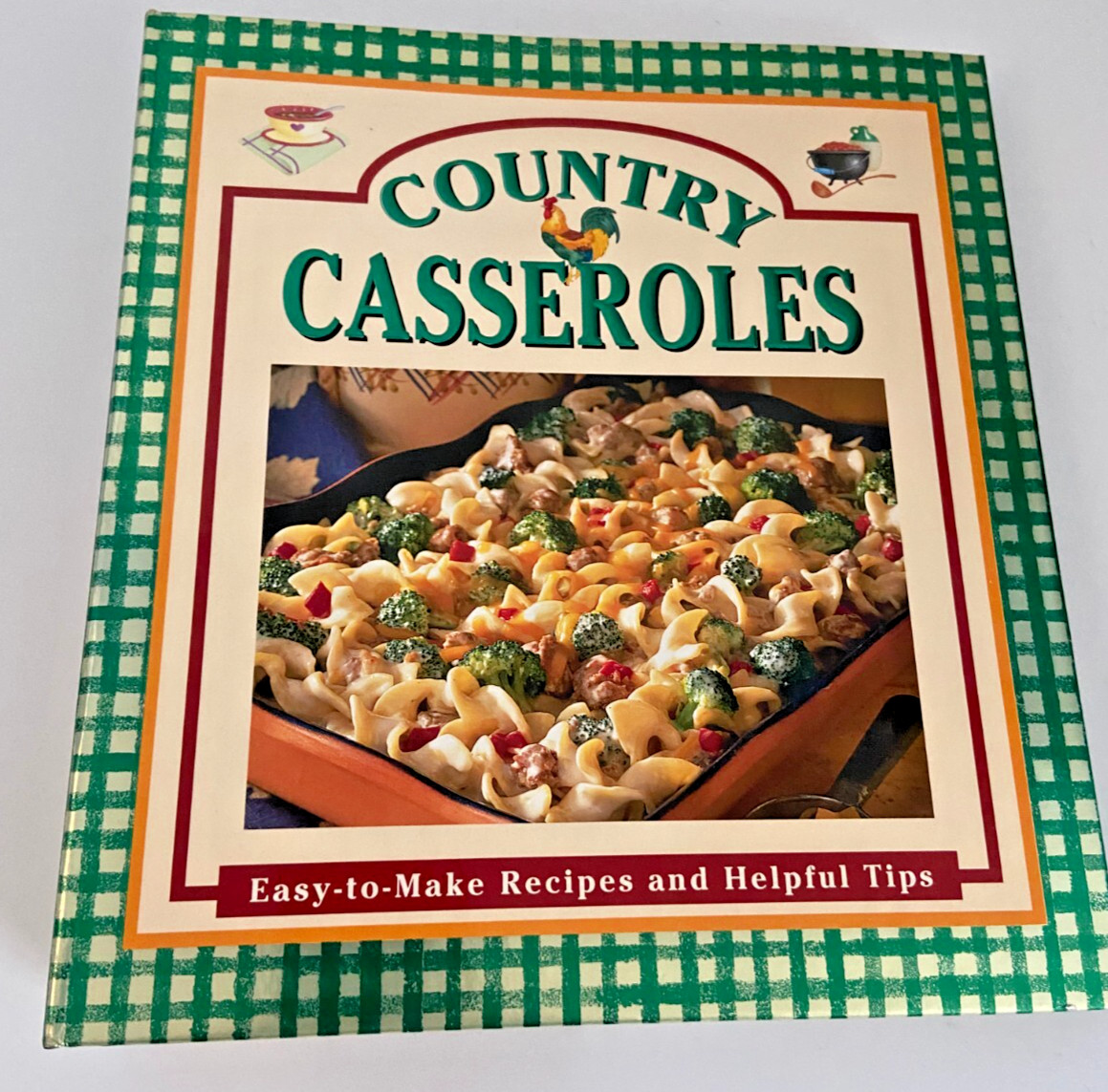Country Casseroles 3-Ring Binder Easy to Make Recipes Mint Condition