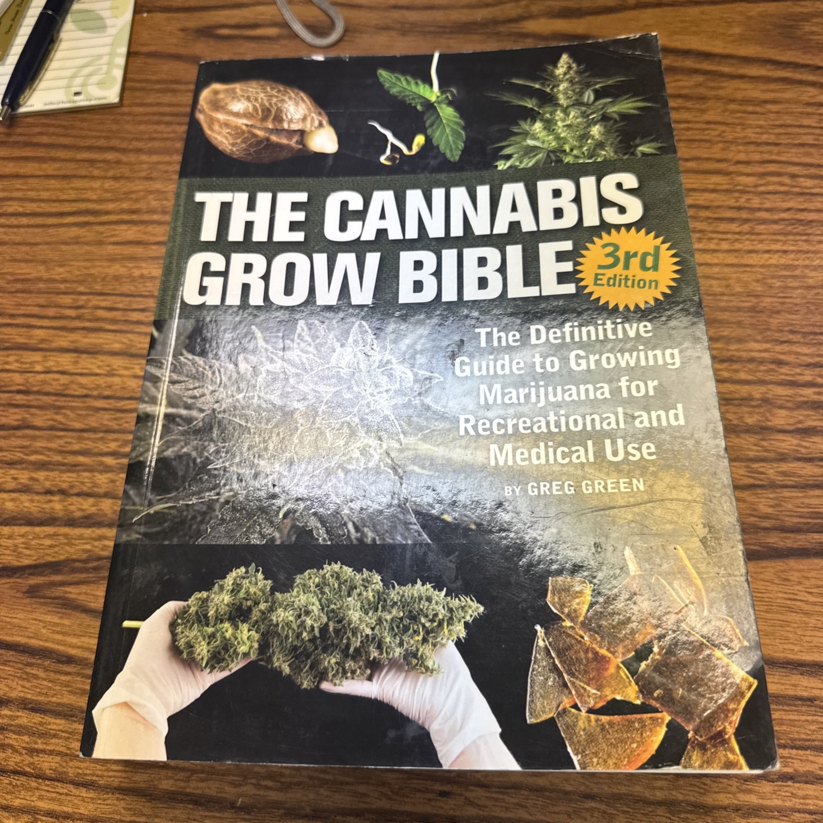 The Cannabis Grow Bible Guide Book Medical Recreational3rd Edition By Greg Green