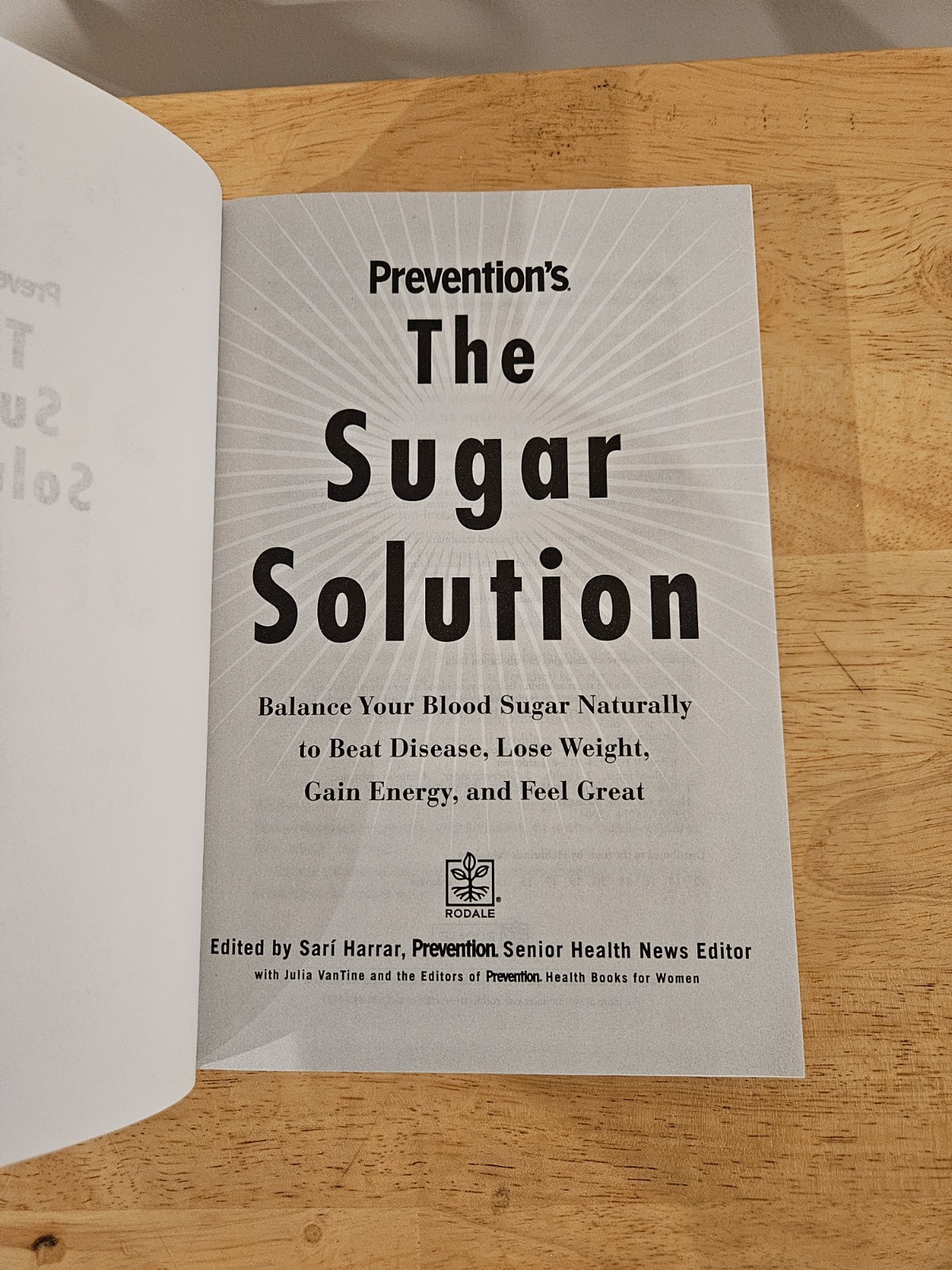 The Sugar Solution By Sari Harrar