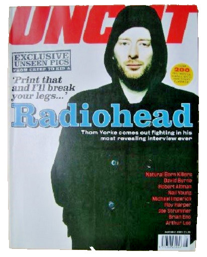 UNCUT Magazine #51 RADIOHEAD 2001 Uk Neil Young Joe Strummer BRIAN ENO
