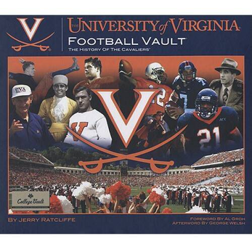 University of Virginia Football Vault – Hardcover By Jerry Ratcliffe – GOOD