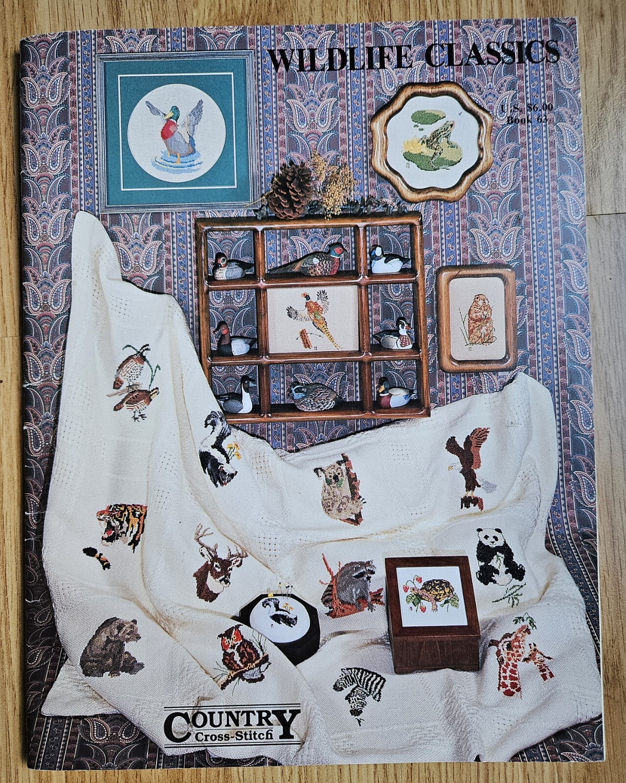 Wildlife Classics Country Cross Stitch Pattern Book book 63 Soft Cover 28 Pages