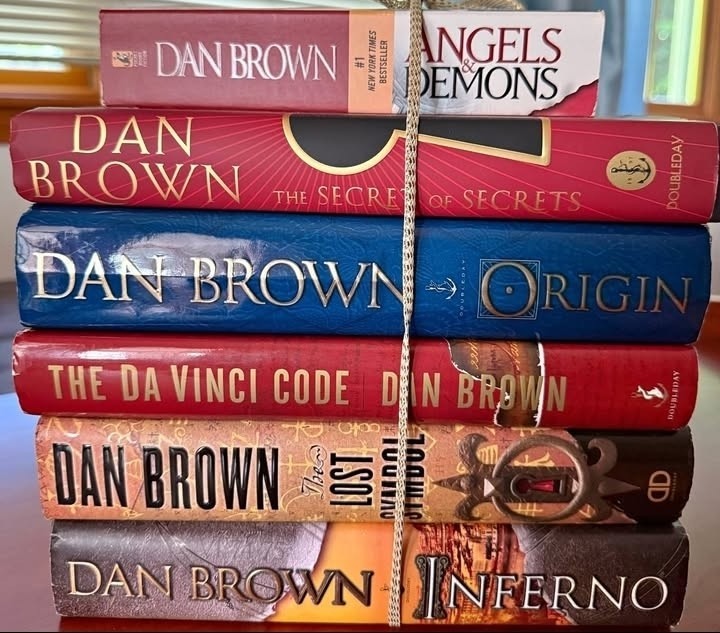 Dan Brown Robert Langdon Ser. Hardcover Book Lot w/ Dust Jackets – Da Vinci Code