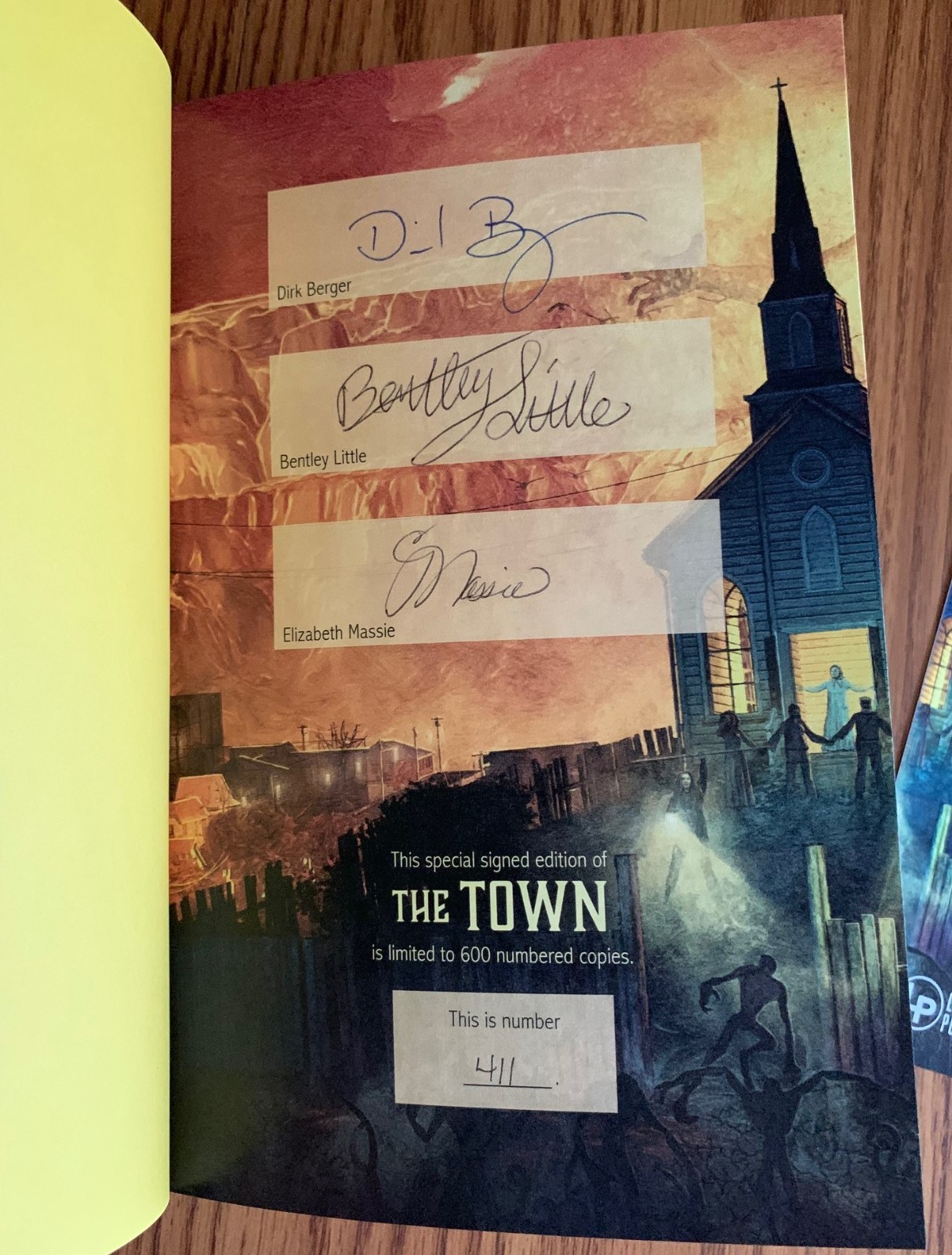 The Town by Bentley Little Lividian Signed Slipcased Limited Edition #411/600