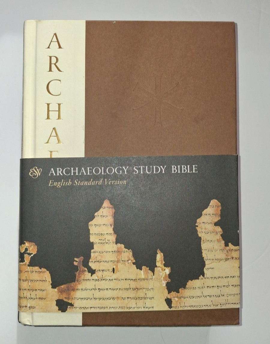 ESV Archaeology Study Bible Hardcover Crossway VG- Clean