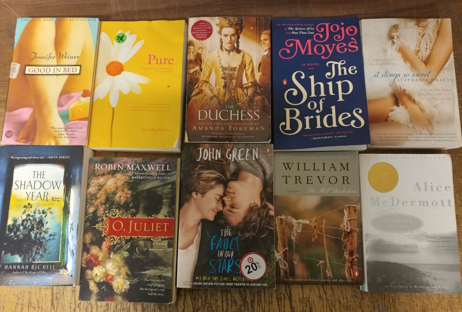 Lot of 16-LBS TRADE PAPERBACK Fiction INSTANT COLLECTION GENERAL Book MIX GENRE
