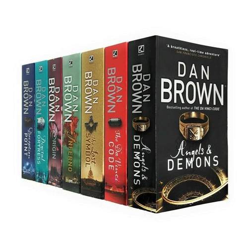 Dan Brown Robert Langdon Series 7 Books Collection Set NEW
