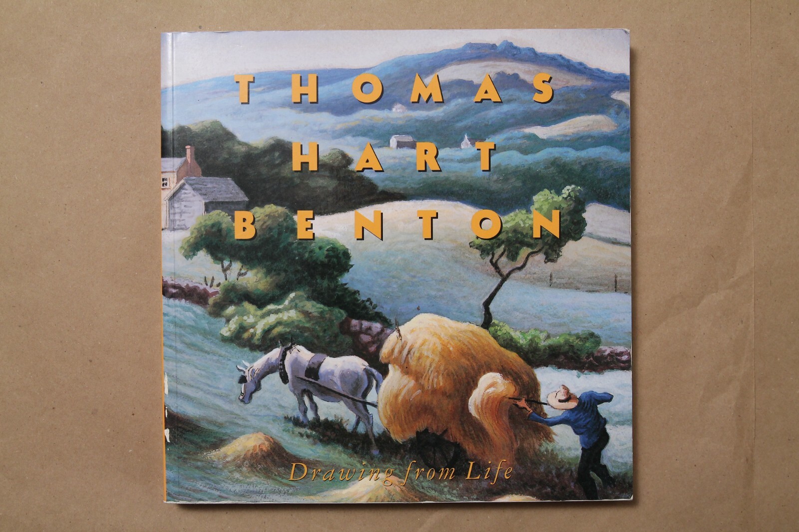 Thomas Hart Benton: Drawing from Life by Henry Adams 1990 Trade Paperback Book