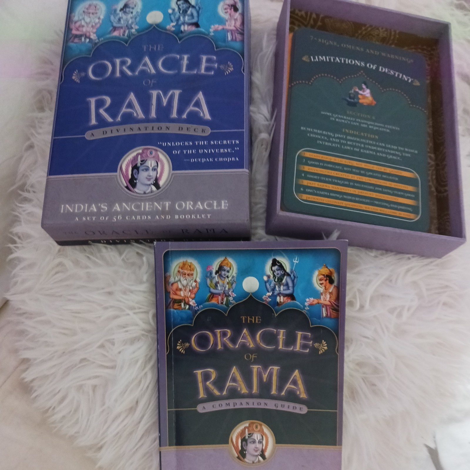 The Oracle of Rama Divination Oracle Deck Set 56 Cards and Booklet