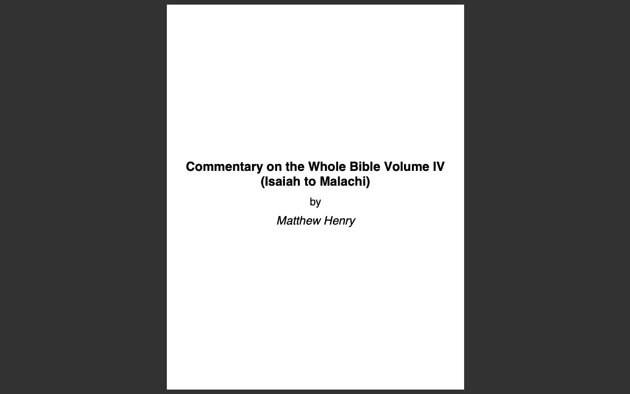 Matthew Henrys Complete Commentary Whole Bible- ALL 6 VOLUMES + Bonus Version-CD