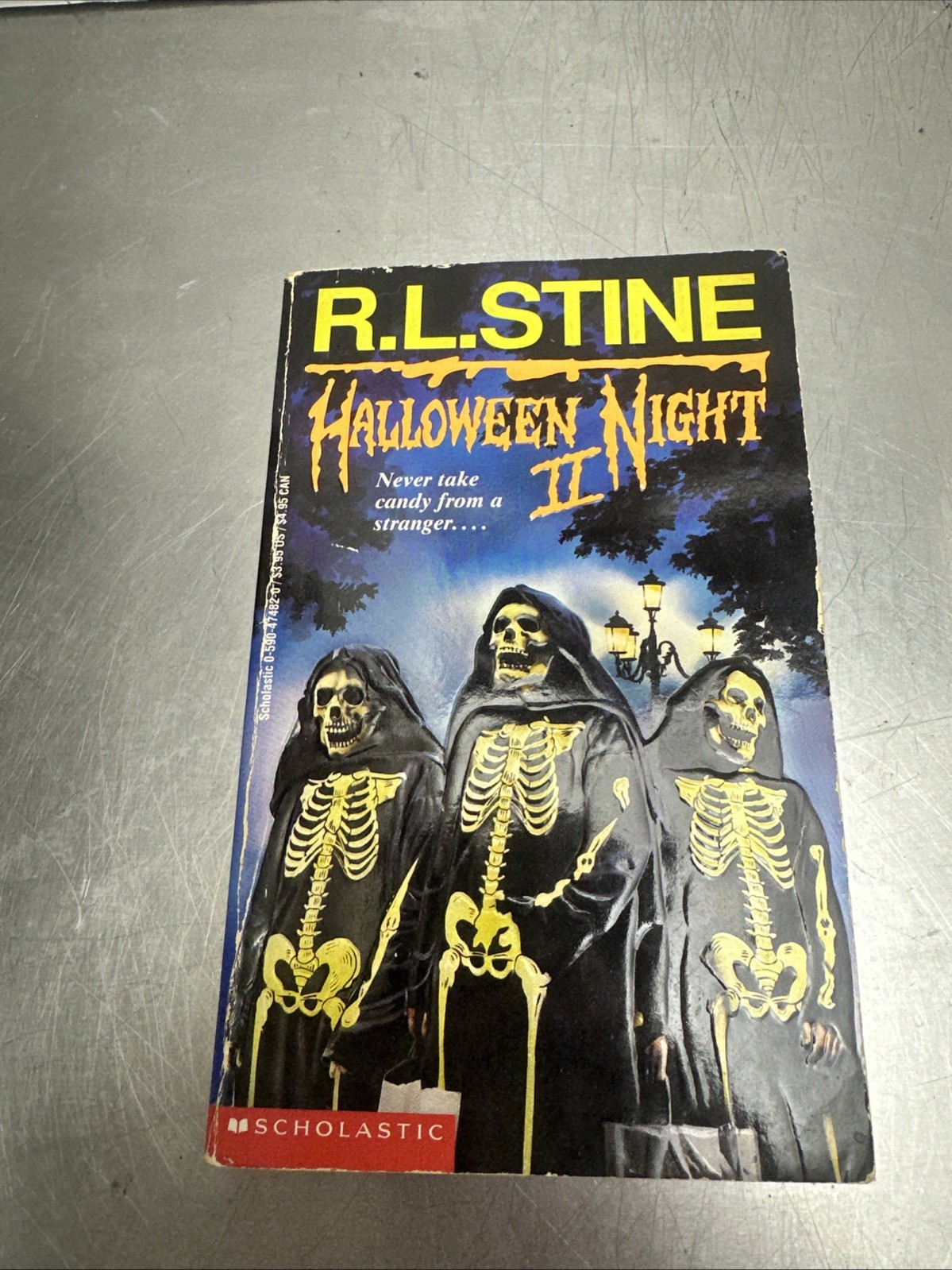 R.L. Stine Halloween Night II Vintage Paperback Scholastic Horror Book