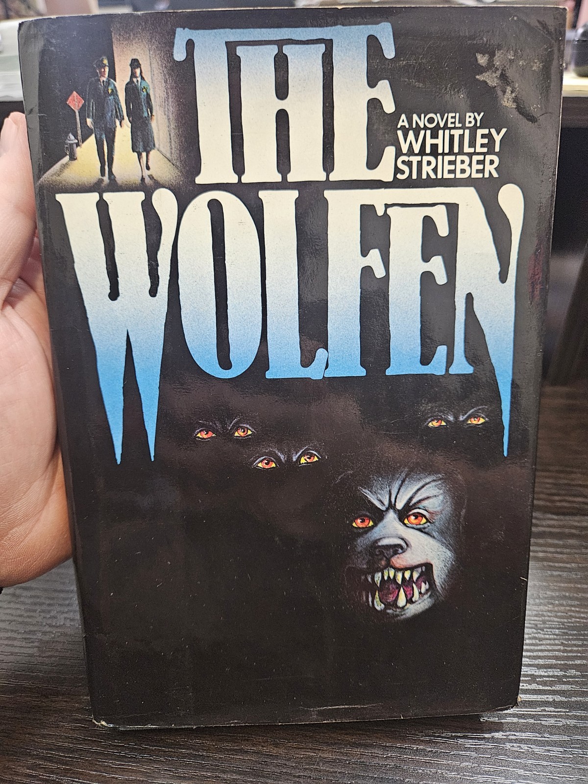 The Wolfen, Whitley Strieber 1978 Morrow HC DJ Horror, Werewolves – 1st Print