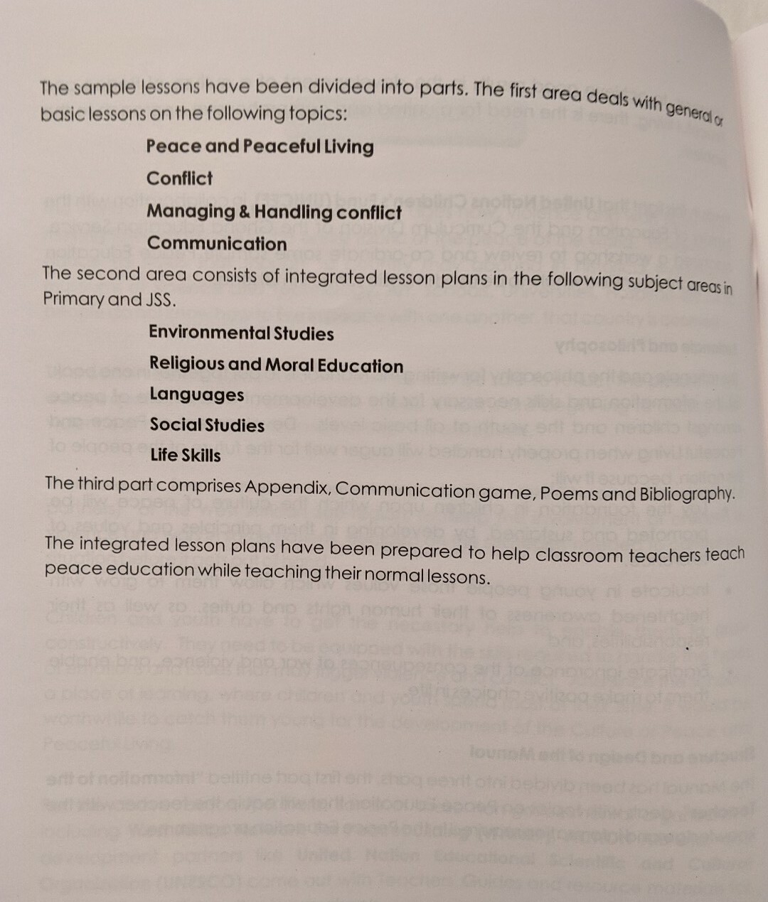 Peace Education For Basic Schools Teacher’s Manual 152 pages Ghana