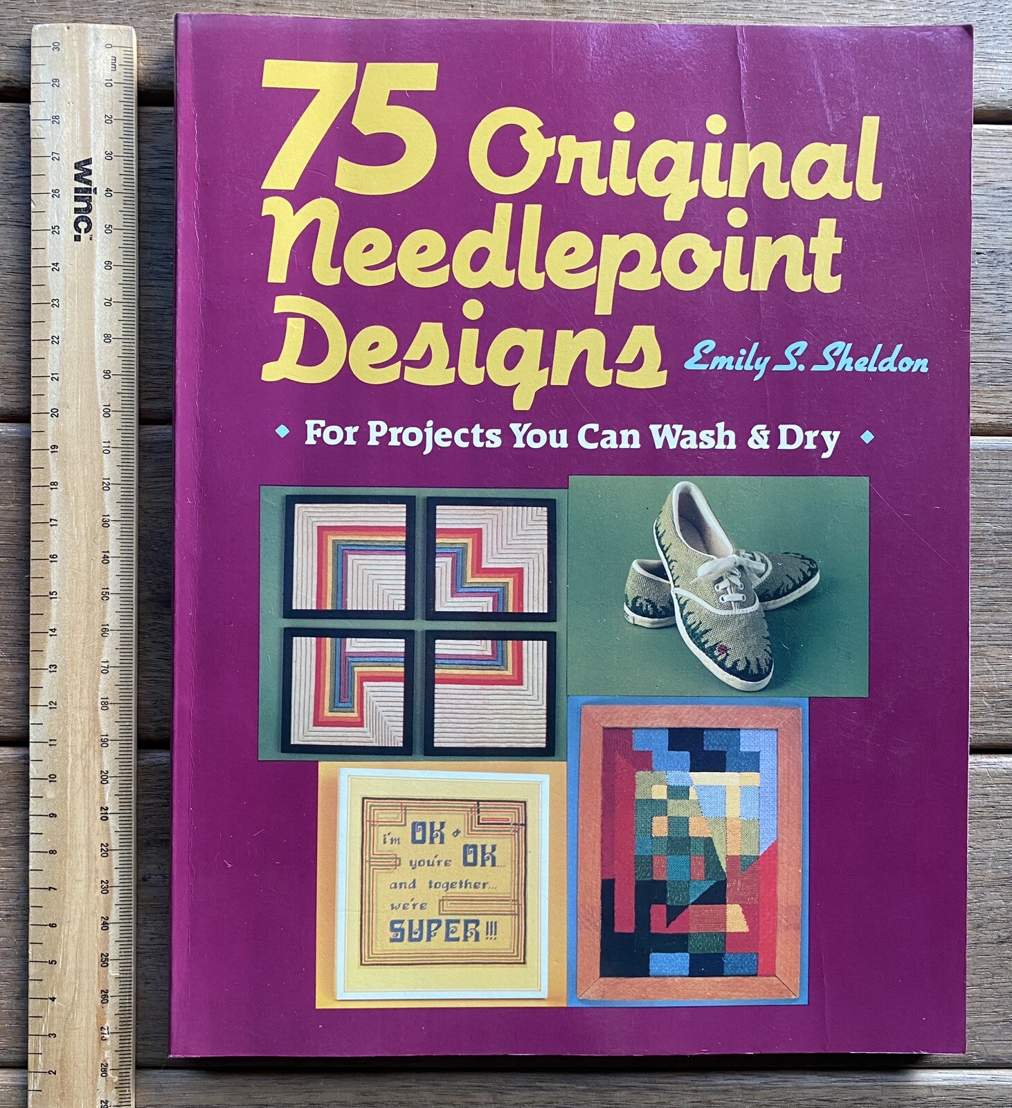 75 Original Needlepoint Designs – Emily S Sheldon (1981 Paperback) Textile Craft