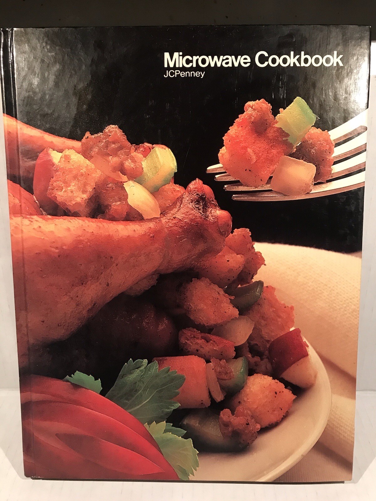 Microwave Cookbook by JC Penney Hard Cover-Rare 168 Pages VTG-The Complete