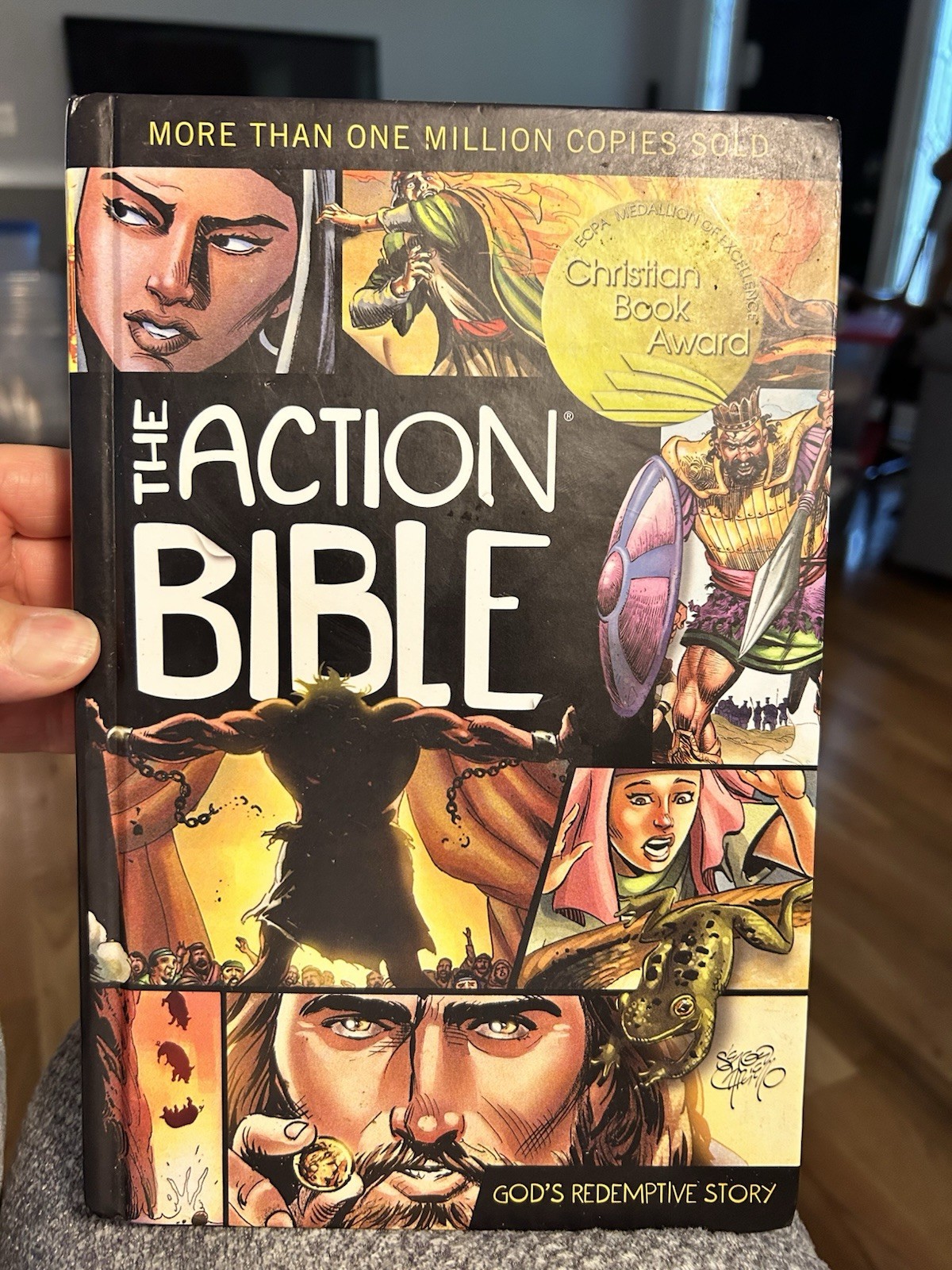 The Action Bible – God’s Redemptive Story – Hardcover – Comic – Sergio Cariello