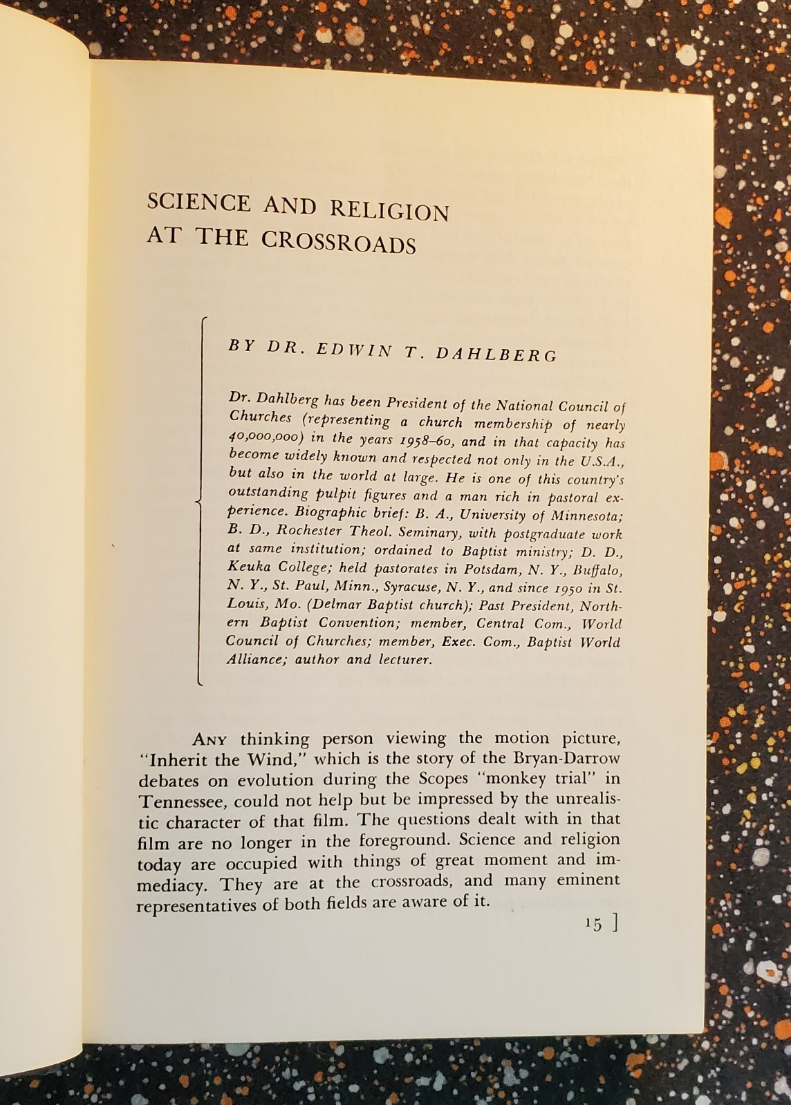 Science and Religion Twenty-Three Prominent Churchmen Express Their Opinion 1962