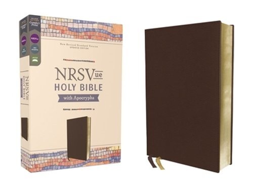 Nrsvue, Holy Bible with Apocrypha, Leathersoft, Brown, Comfort Print: New
