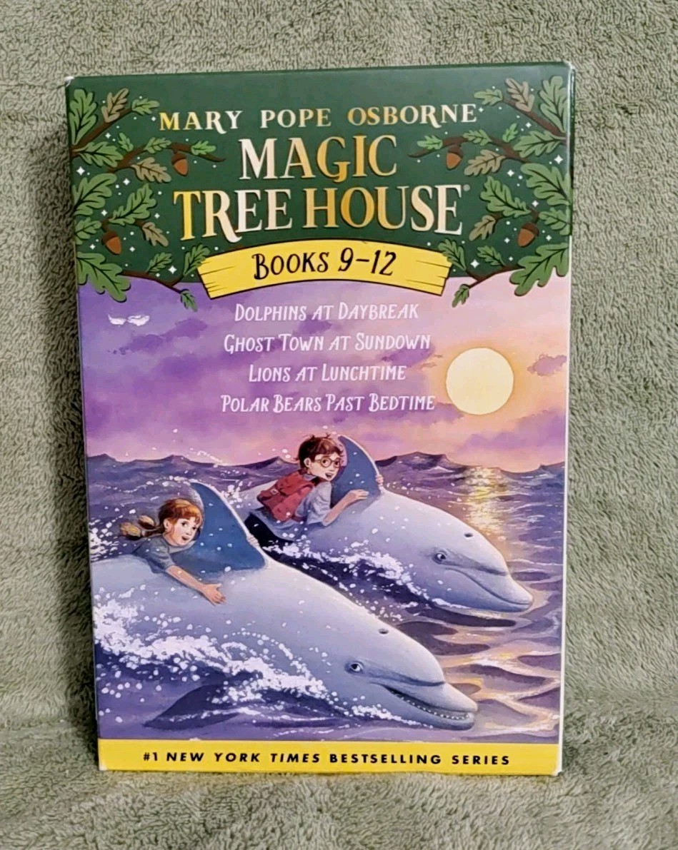 Magic Tree House Boxed Chapter Book Set Volumes 9-12 by Mary Pope Osborne LV-4