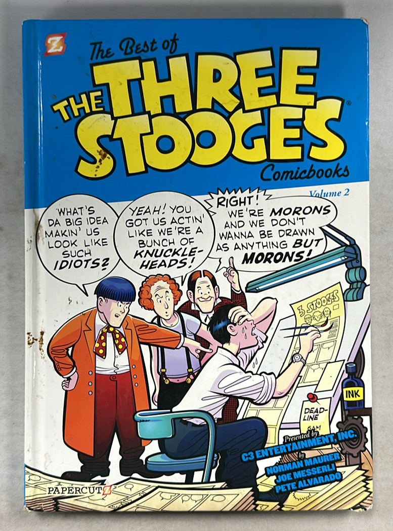 Best of the Three Stooges Comicbooks Vol. 2 Hardcover 192 Pages (B134)