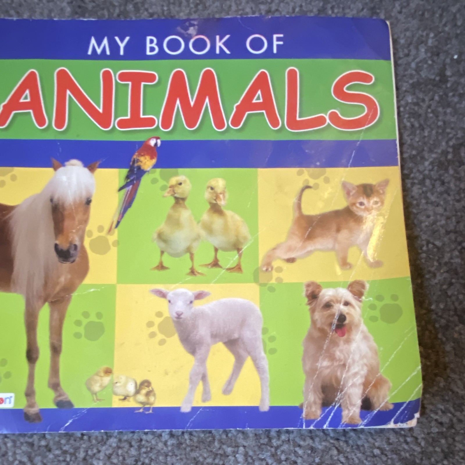 My Book of Animals Bendon, Inc. 2009 Board Book Picture Book Ages 4-8